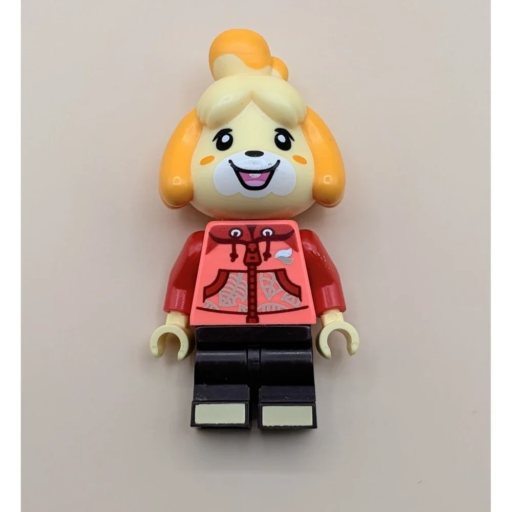 Lego Animal Crossing Isabelle - Coral Hoodie‎ Minifigure ani014 From 77052